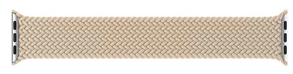 Фото - Ремінець для смарт-годинника Armorstandart Braided Solo Loop for Apple Watch 38mm/40mm/41mm Beige Size 2 (ARM64891)