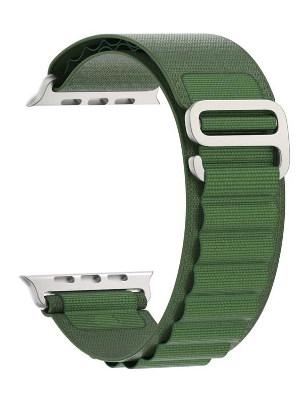 Ремінець для смарт-годинника Armorstandart Alpina Band for Apple Watch All Series 42/44/45mm Green (ARM64981)
