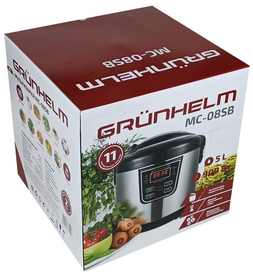 Фото - Мультиварка Grunhelm MC-08SB