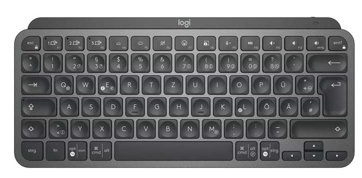 Клавіатура бездротова Logitech MX Keys Mini For Business Wireless Illuminated US Graphite (920-010608)
