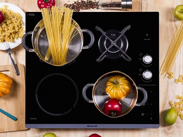 Фото - Варочная панель комбинированная Brandt BPI6414BM