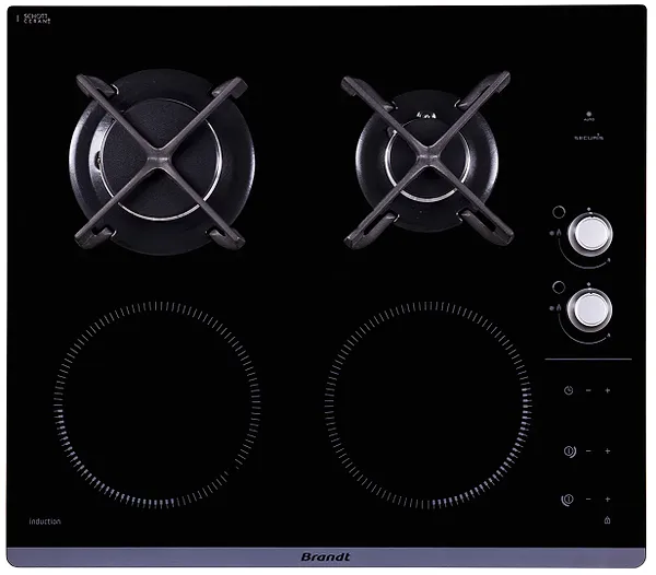 Фото - Варочная панель комбинированная Brandt BPI6414BM