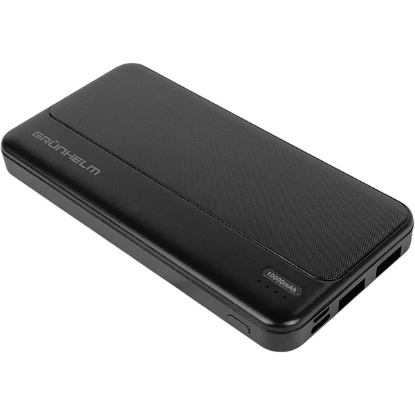 Фото - Батарея мобильная Grunhelm 10.000 mAh Black (GP-10B)