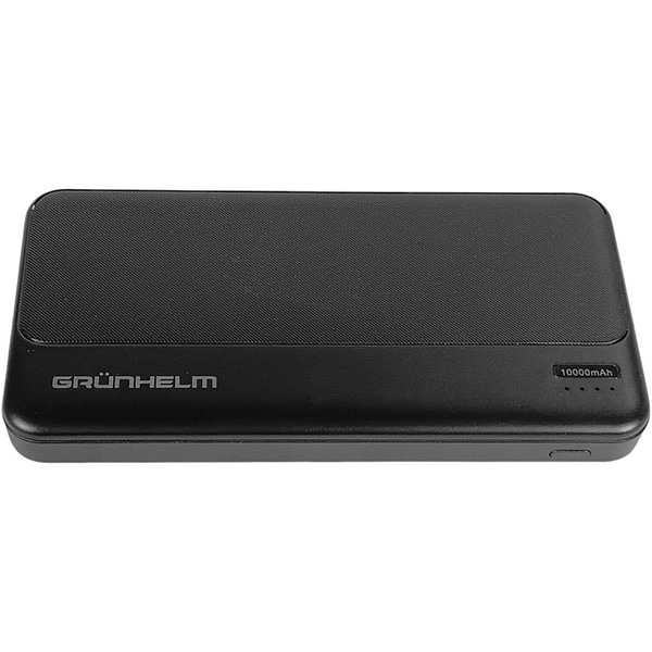 Фото - Батарея мобильная Grunhelm 10.000 mAh Black (GP-10B)