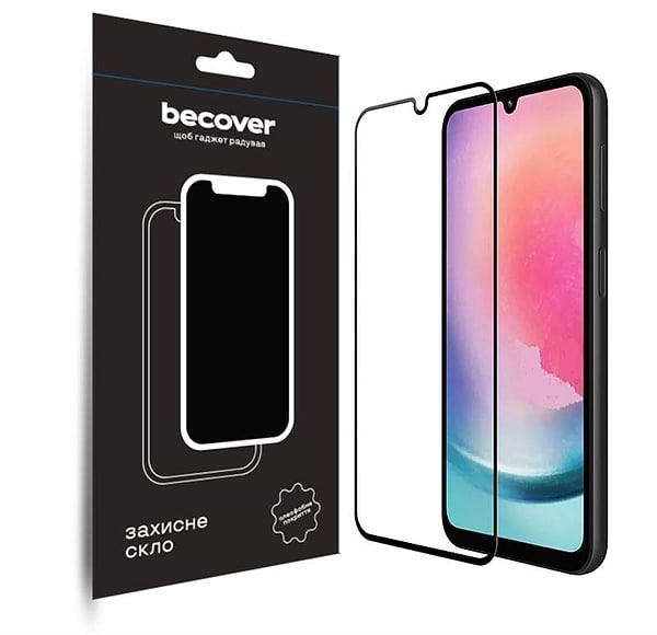 Фото - Захисне скло для смартфону BeCover for Samsung Galaxy A24 4G SM-A245/M34 5G SM-M346 Black (709083)