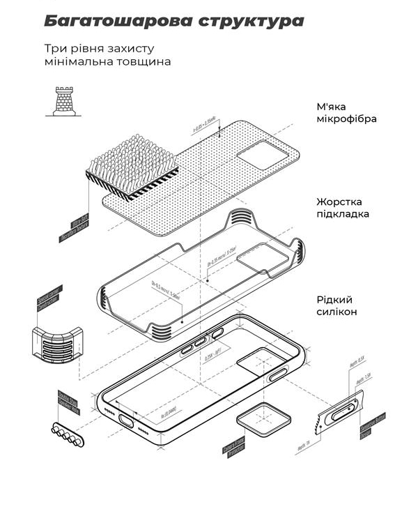 Фото - Уцінка - Чохол для смартфону Armorstandart ICON Case for Xiaomi Redmi A2 Camera cover Lavender (ARM66540)