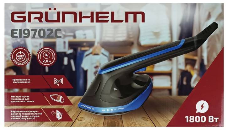 Фото - Вертикальний відпарювач ручний Grunhelm EI9702C