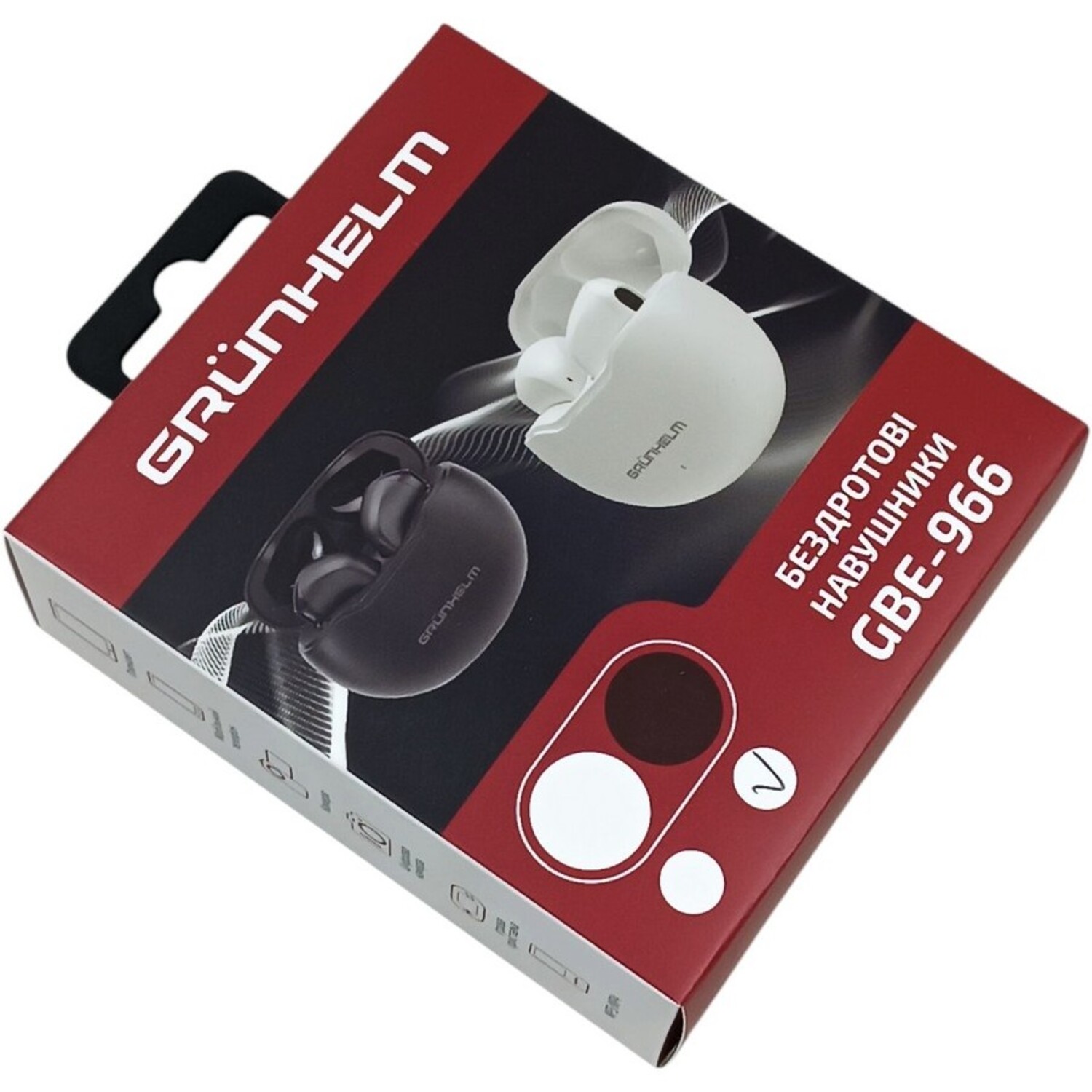 Фото - Наушники вкладыши беспроводные TWS Grunhelm GBE-413
