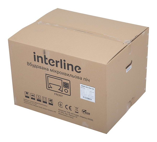 Фото - Микроволновая печь (СВЧ) встраиваемая Interline MWR 925 SSA VA