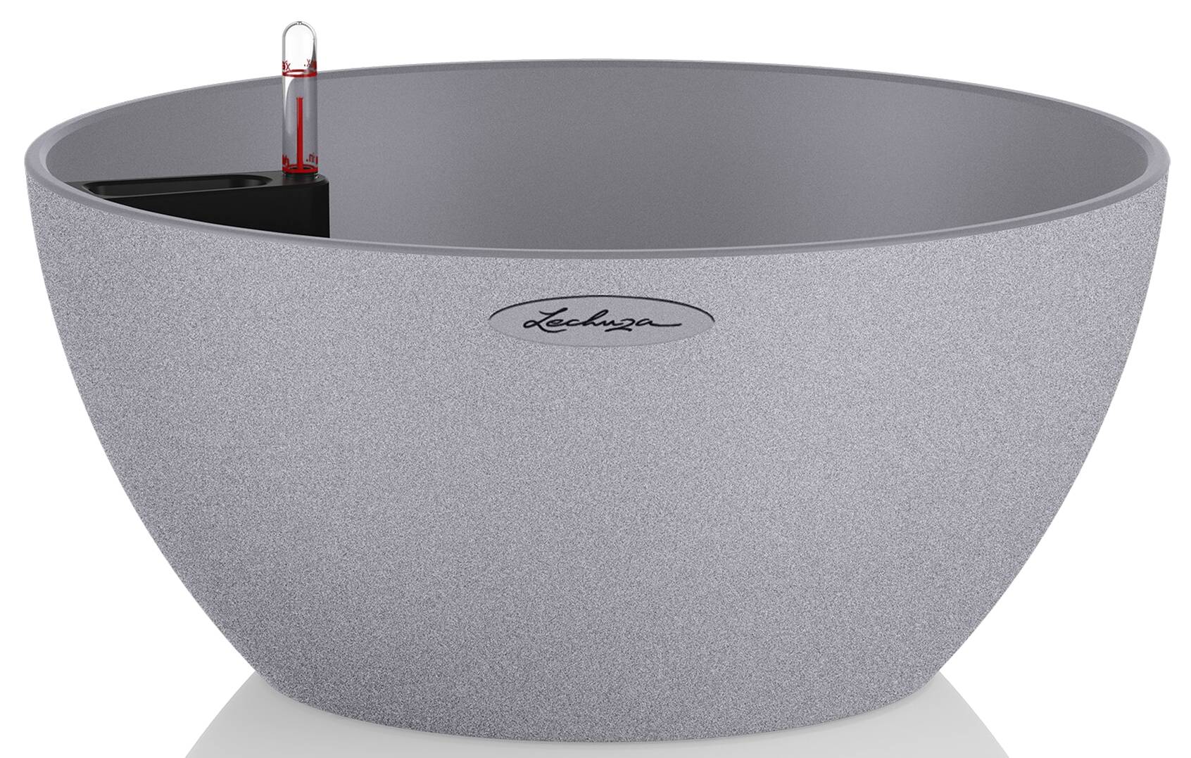 Вазон Lechuza Cubeto Stone 40 серый камень 13840