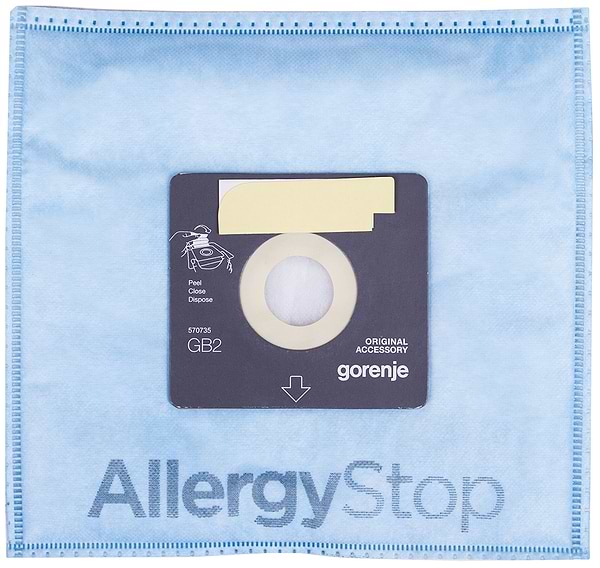 Фото - Набір мішків для пилососа Gorenje GB2MBAS