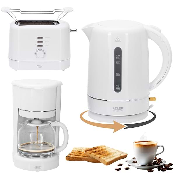 Фото - Электрический чайник Adler AD 1385 White