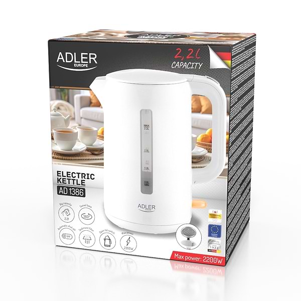 Фото - Электрический чайник Adler AD 1386