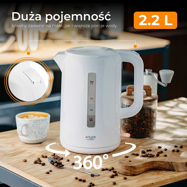 Фото - Электрический чайник Adler AD 1386