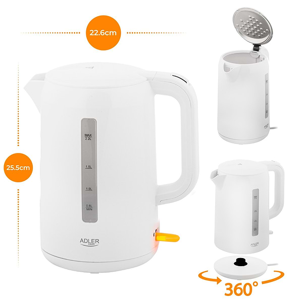 Фото - Электрический чайник Adler AD 1386
