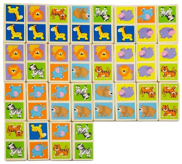 Фото - Настільна гра розвиваюча (3-4 роки) Viga Toys Звірята (51307)