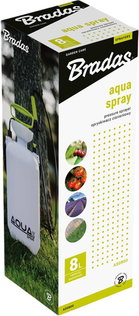 Фото - Обприскувач ручний BRADAS 8 л Aqua Spray 57 см (AS0800)