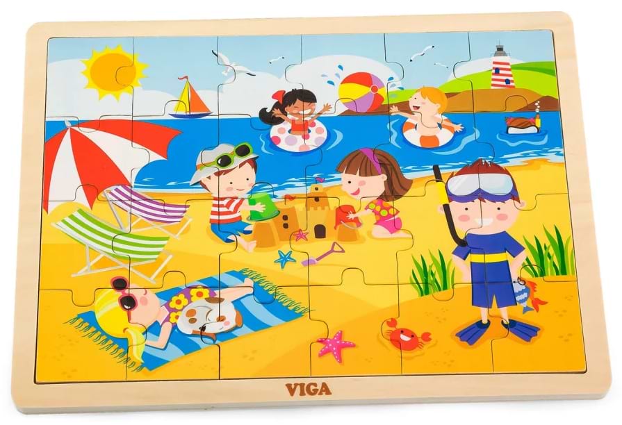 Пазлы (до 2 лет) Viga Toys Времена года: лето 24 эл. (51270)