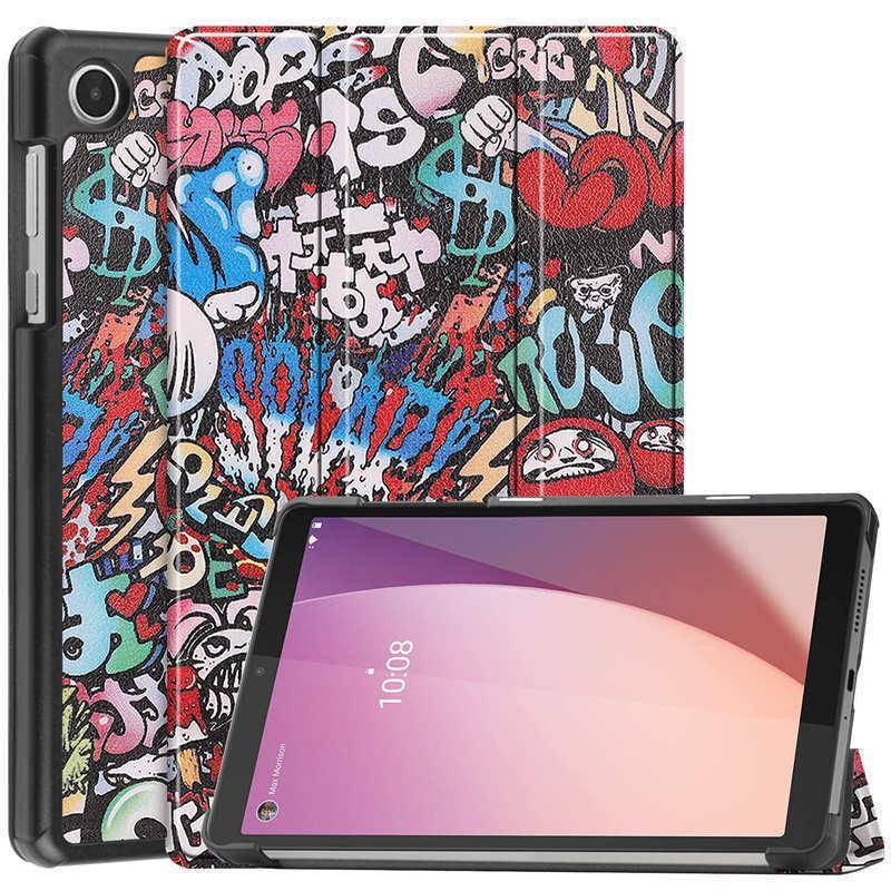 Чохол для планшета BeCover Smart for Lenovo Tab M8 (4rd Gen) TB-300FU Graffiti (709218) - Фото 1