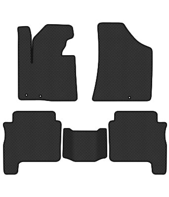 EVA коврики в салон авто EVAtech для Santa FE (CM) Restyling (Floor Gas Pedal) 5 seats Hyundai 2010-2012 2 поколение SUV USA HY13946CV5KD3RBB