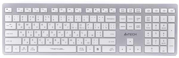 Фото - Клавіатура бездротова A4tech FBX50C White