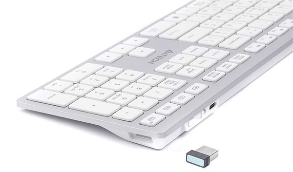 Фото - Клавіатура бездротова A4tech FBX50C White