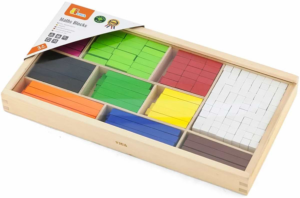 Фото - Настільна гра (3-4 роки) Viga Toys Дерев'яні палички Кюїзенера 308 шт. (56166)