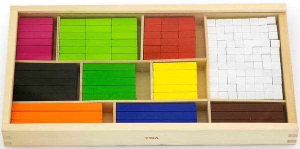 Фото - Настільна гра (3-4 роки) Viga Toys Дерев'яні палички Кюїзенера 308 шт. (56166)