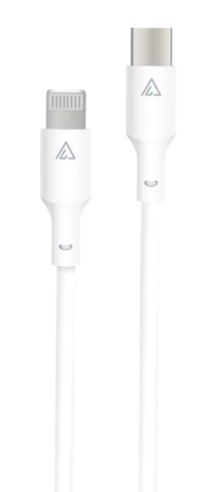 Кабель ACCLAB PwrX USB Type-C-Lightning 1.2m 30W White (1283126559556)