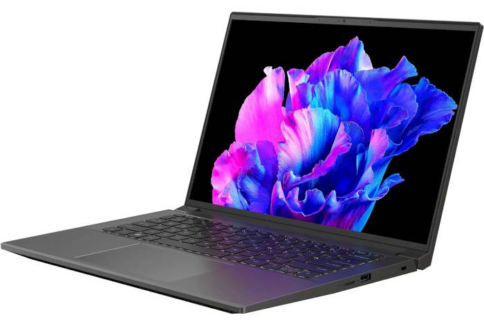 Фото - Ноутбук ігровий Acer Swift X 14 SFX14-71G-553H (NX.KEVEU.001) Steel Gray