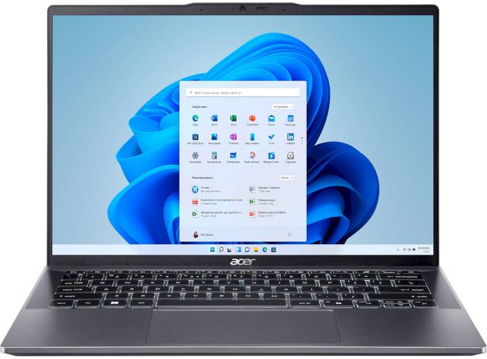 Фото - Ноутбук Acer Swift Go 14 SFG14-63 (NX.KTSEU.004) Steel Gray Фото - Ноутбук Acer Swift Go 14 SFG14-63 (NX.KTSEU.004) Steel Gray