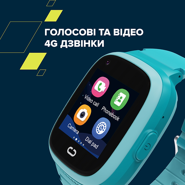 Фото - Детские часы Canyon Sunny KW-48 Video 4G GPS Games Music Blue (CNE-KW48BL)