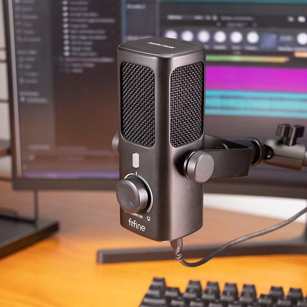 Фото - Микрофон для компьютера проводной Fifine Profile 3 USB Black