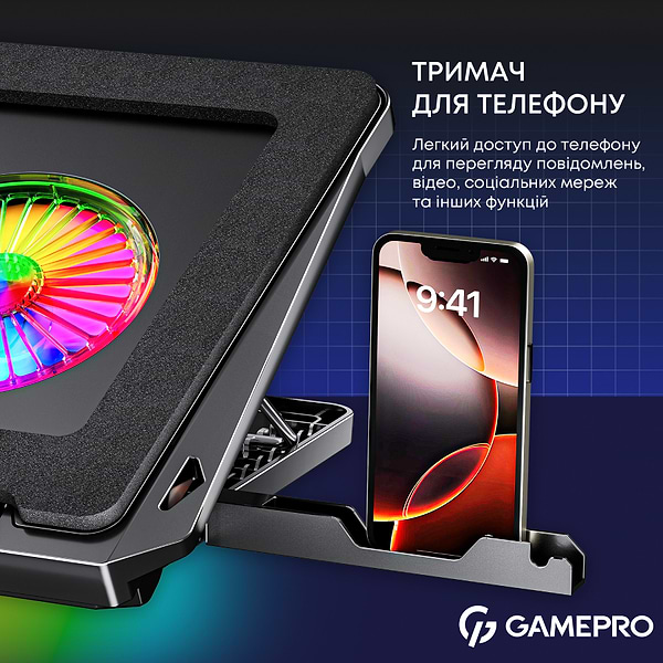 Фото - Підставка під ноутбук охолоджуюча GamePro CP910