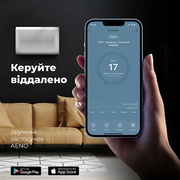 Фото - Очищувач повітря AENO AP2S (AAP0002S)