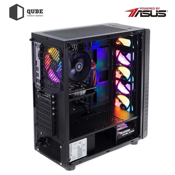 Фото - Системный блок QUBE QB i5 10400F RX 550 4GB 164 (i510400FRX 5504GB82)