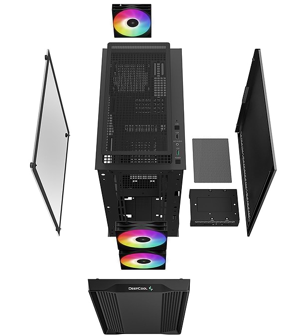 Фото - Корпус Deepcool CC360 ARGB (R-CC360-BKAPM3-G-1) без БЖ