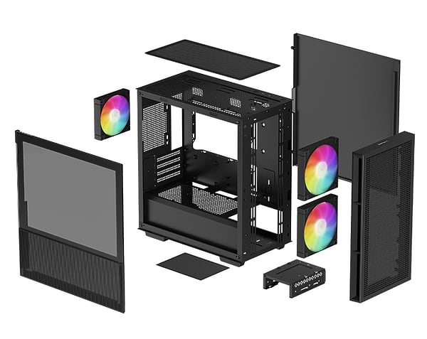 Фото - Корпус Deepcool CH360 Black (R-CH360-BKAPE3-G-1) без БЖ