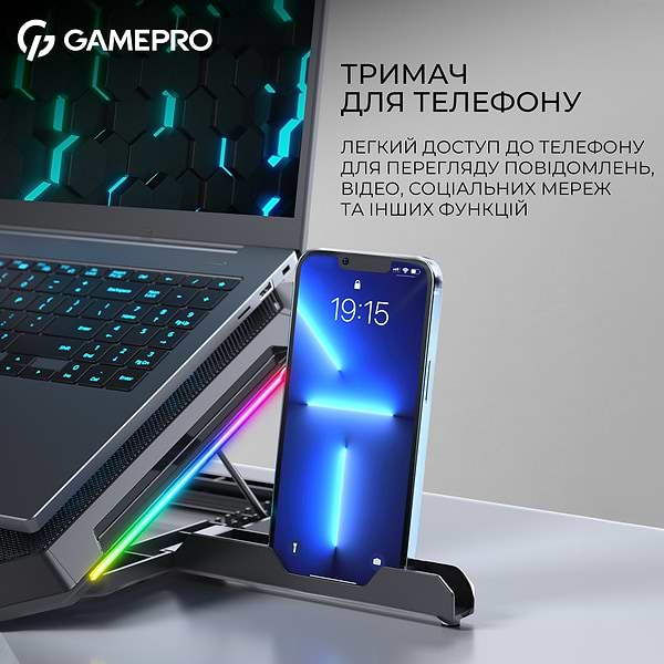 Фото - Підставка під ноутбук охолоджуюча GamePro CP1090