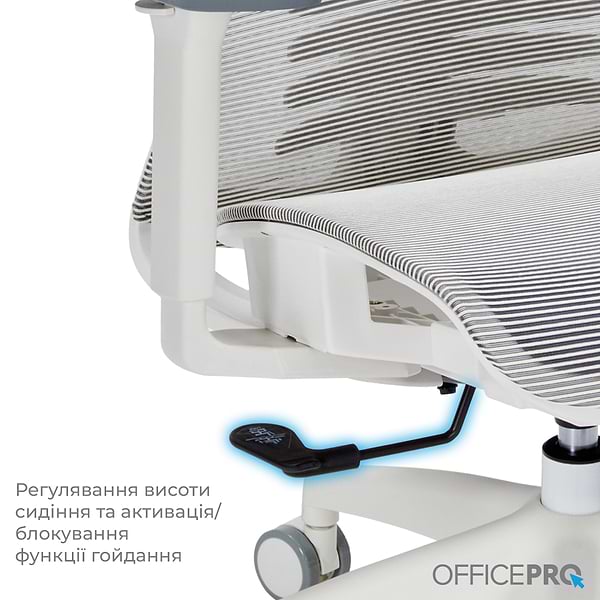 Фото - Кресло офисное OfficePro Balance (OC620-W-LG-LG) White/Light Gray