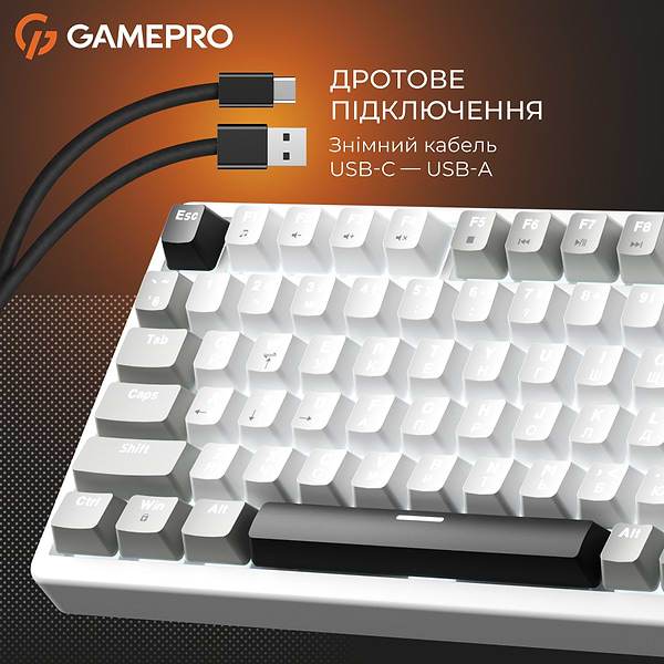 Фото - Клавиатура проводная игровая GamePro Genesis Silverlight  (MK126)