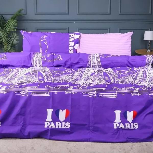 Фото - Наволочка MirSon Ranforce Elite 17-0755 Chic Parisies 70х70 см (2200010933987)