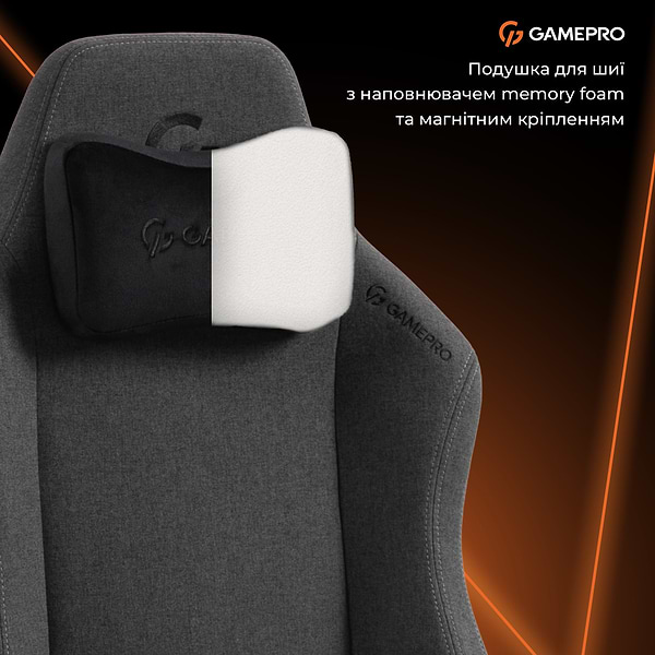 Фото - Крісло для геймерів GamePro GC775DG Dark Grey