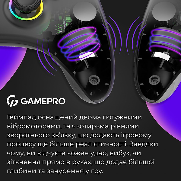 Фото - Геймпад GamePro GPX13BDOC BT Black