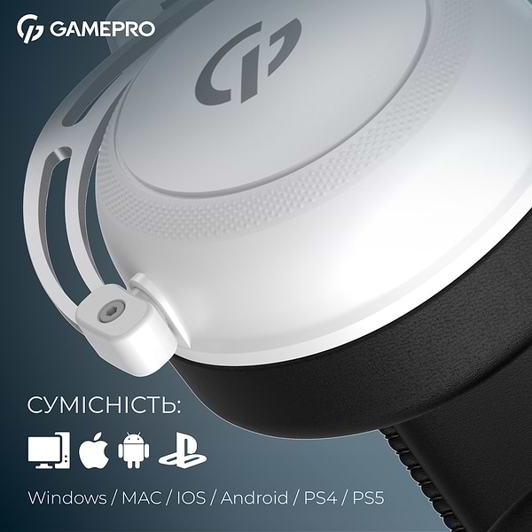 Фото - Гарнитура проводная игровая GamePro Asgard Skald Origin White (HS850W)