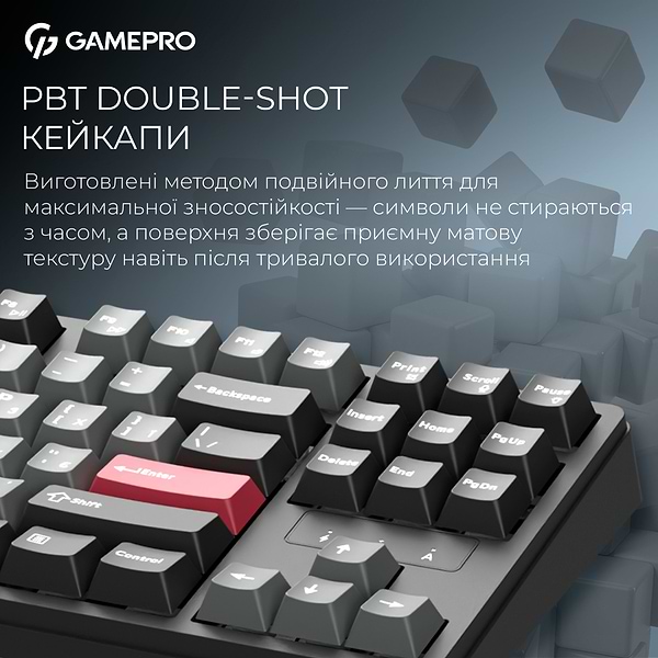 Фото - Клавіатура бездротова ігрова GamePro Asgard Ragnar Keychron Super Black (MK285BK)
