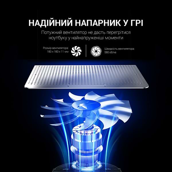 Фото - Підставка під ноутбук охолоджуюча OfficePro CP500B Black