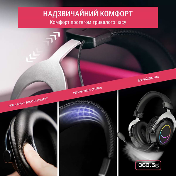 Фото - Гарнітура дротова ігрова Fifine H3 Black