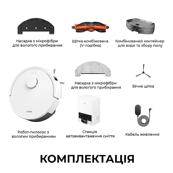 Фото - Робот-пилосос миючий Mova E20 Plus (RLE22GD)