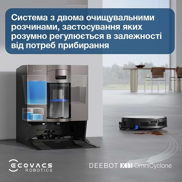 Фото - Робот-пылесос моющий Ecovacs DEEBOT X11 OMNICYCLONE